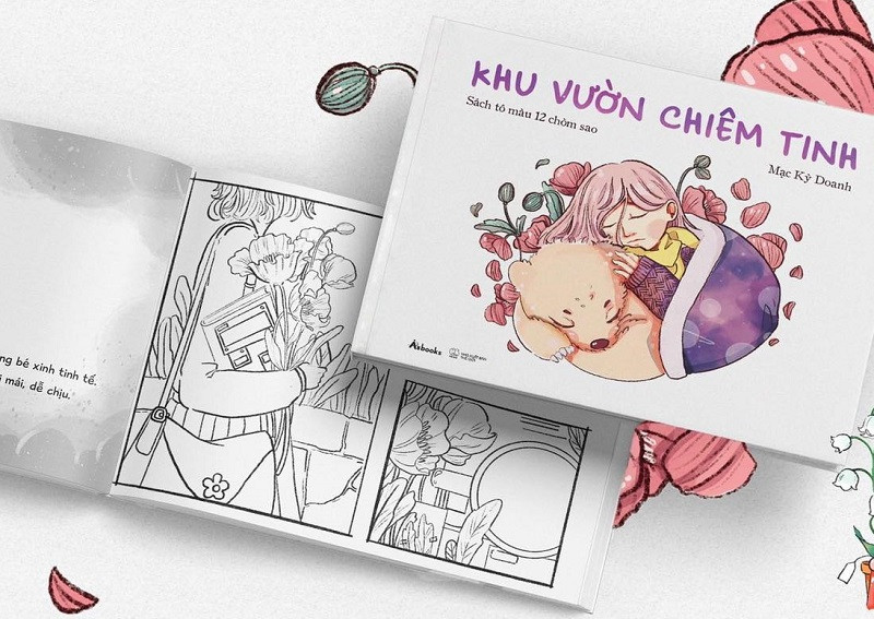 10 cuốn sách tô màu giúp bạn trẻ thư giãn và chữa lành cuối tuần