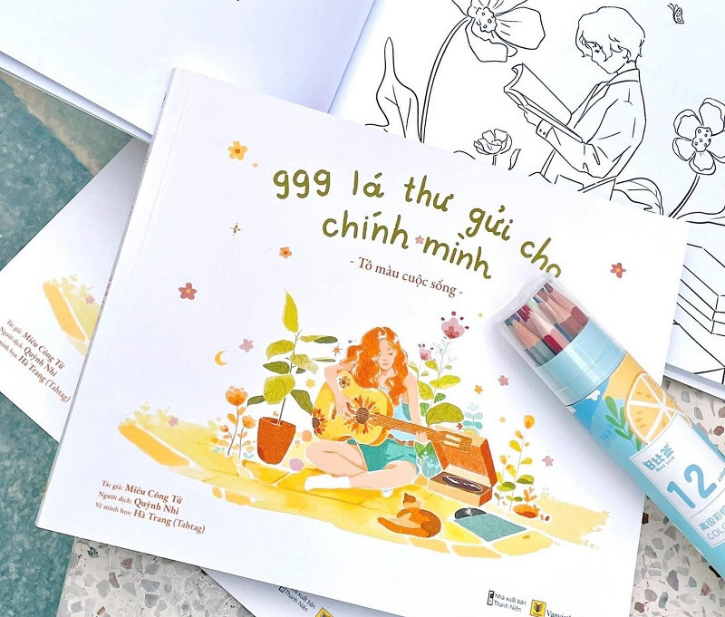 10 cuốn sách tô màu giúp bạn trẻ thư giãn và chữa lành cuối tuần